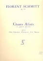 Chants Alizs op.125 en quatre parties pour flte, hatubois, clarinette, cor et basson parties