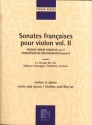 Sonates Francaises vol.2 pour violon et piano