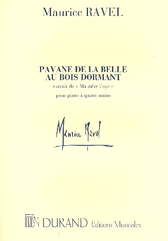 Pavane de la Belle au Bois dormant pour piano  4 mains