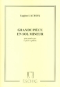 Grande Piece en sol mineur pour grand orgue ou piano  pdales