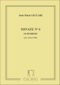 Leclair  Sonate N 06 En Mi Mineur Vl Ou Fl-Piano Violin and Piano