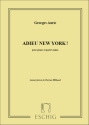 Auric Adieu New-York 4 Mains Pianoforte A 4 Mani