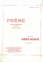 Pome op.73 pour chant et piano (frz)