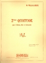 Quatuor no.2 pour quatuor a cordes parties