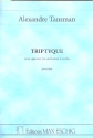 Triptyque pour quatuor (orchestre)  cordes partition de poche