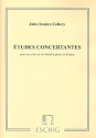 tudes concertantes pour saxophone alto (piano ad lib) partition et partie