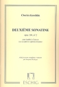 Sonatine op.194,2 pour hautbois d'amour (saxophone soprano) et piano partie saxophone soprano