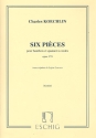 6 Pices pour hautbois, 2 violons, alto et violoncelle partition et parties