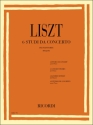 F. Liszt 6 Studi Da Concerto Piano