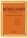 F. Mendelssohn 48 Romanze Senza Parole Pianoforte