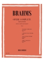 J. Brahms Opere Complete Per Pianoforte Pianoforte