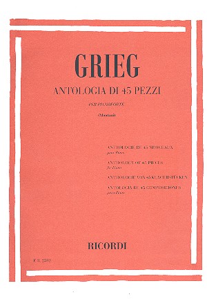 Antologia di 45 pezzi per pianoforte