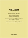 M. De Falla Atlantida Libretti (Opere)