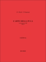 J.S. Bach L'Arte Della Fuga. Contrappunti I - Xiv (1992 -97) Partitura