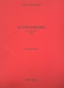 Audiodrome for orchestra score