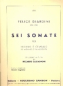 6 Sonate for violin and cembalo (piano)