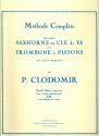 Methode complte vol.1 pour  tous saxhorns en fa  (trombone a pistons)