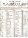 GRETRY/CATHERINE CLASSIQUE VIOLON N0145 L'AMANT JALOUX:SERENADE