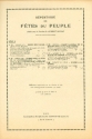 Hymne  la raison pour choeur mixte a 3-5 voix ou 3 voix d'hommes et piano partition