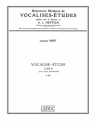 Vocalise tude no.123 (Aria) pour voix myennes et piano partition