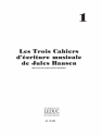 HANSEN 3 CAHIERS D'ECRITURE MUSICALE N01