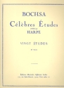 20 clbres tudes vol.1 (nos.1-10) pour harpe