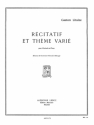 LITAIZE RECITATIF ET THEME VARIE CLARINETTE ET PIANO