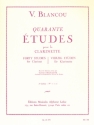 BLANCOU 40 ETUDES VOLUME 2 (21 A 40) CLARINETTE