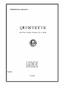 Quintette pour flte, hautbois, clarinette, cor et basson partition de poche