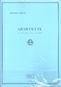 Quintette pour flte, hautbois, clarinette, cor et basson partition et parties