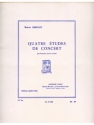 CONSTANT M. 4 ETUDES DE CONCERT PERCUSSIONS CUIVRES ET PIANO PARTITION ET PARTIES