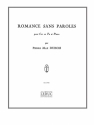 DUBOIS P.M. ROMANCE SANS PAROLES COR EN FA ET PIANO