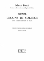 BITSCH 15 LECONS DE SOLFEGE EN 7 CLES MELANGEES SANS ACCOMPAGNEMENT