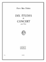 DUBOIS P.M. 10 ETUDES DE CONCERT N02 PIANO