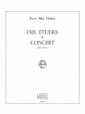 DUBOIS P.M. 10 ETUDES DE CONCERT N09 PIANO