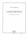 Concertino pour saxophone alto et orchestre pour alto saxophone et piano