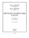 BENOIT R. METHODE ELEMENTAIRE D'ALTO VOLUME 1