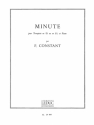 CONSTANT F. MINUTE TROMPETTE UT OU SIB ET PIANO