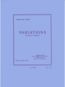 DUBOIS P.M. VARIATIONS QUATUOR DE SAXOPHONES PARTITION ET PARTIES