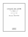 REUTTER CHANT DU SOIR COR EN FA ET PIANO