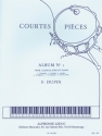 DUPIN F. COURTES PIECES VOLUME 1:CAISSE CLAIRE ET PIANO