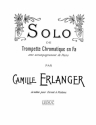 ERLANGER SOLO TROMPETTE EN FA ET PIANO