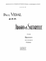 VIDAL ADAGIO ET SALTARELLE BASSON ET PIANO