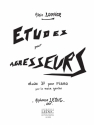 LOUVIER ETUDES POUR AGRESSEURS ETUDE 37 (8 AGRESSEURS MAIN GAUCHE) PIANO