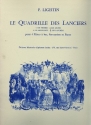 Le Quadrille des lanciers pour 4 fltes  bec, percussion et piano partition et parties