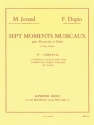 DUPIN F./JORAND 7 MOMENTS MUSICAUX VOLUME 4:CARNAVAL PERCUSSION ET PIANO