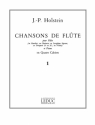 HOLSTEIN CHANSONS DE FLUTE VOLUME 1 1:CHANSON D'AMOUR 2:D'AUBE 3:COURTOISIE/FL ET PNO