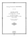 HAENDEL/POULTEAU SONATE EN FA MAJEUR OP1 N012 FLUTE A BEC SOPR(OU TRAVERS.HTB.VLON)ET BASSE CONT