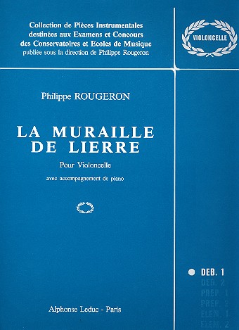 La Muraille de lierre pour violoncelle et piano