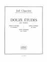 CHAUVIERE 12 ETUDES TIMBALES